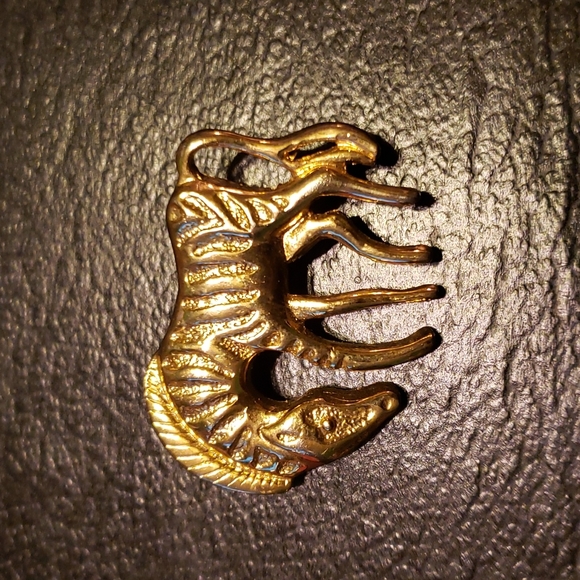 Jewelry Vintage Zebra Brooch Poshmark